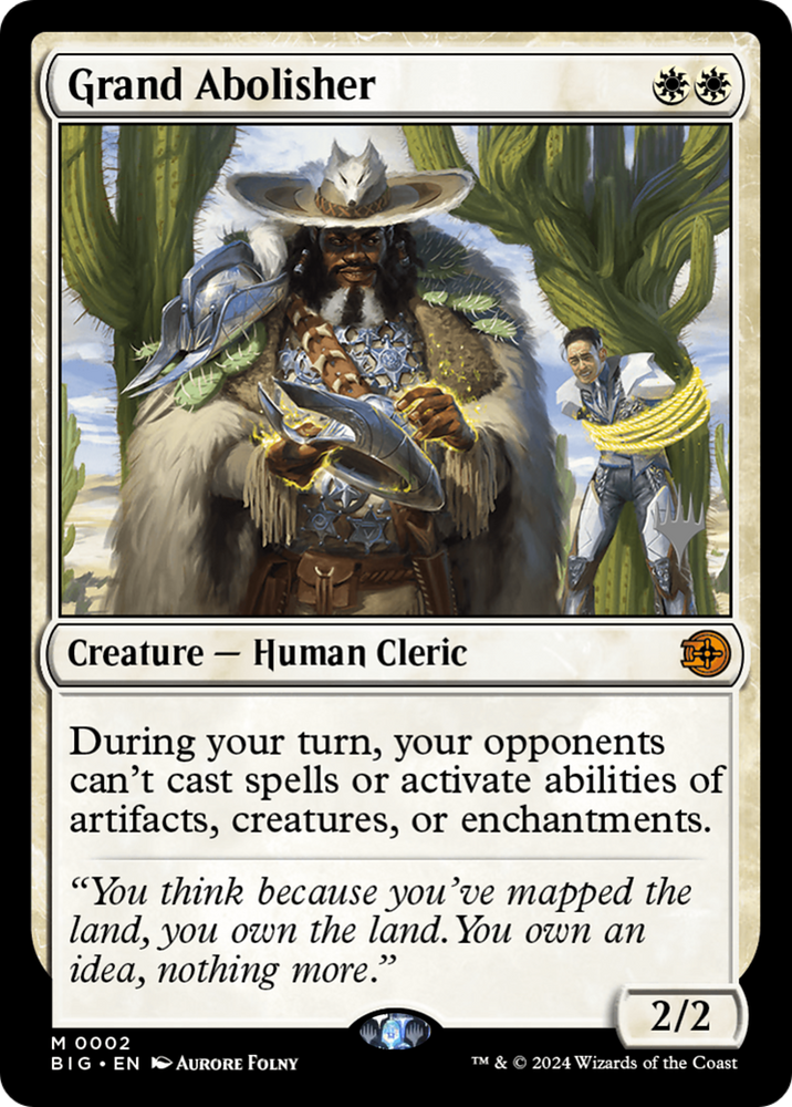 Grand Abolisher [Lorwyn Eclipsed Promos] Magic: The Gathering