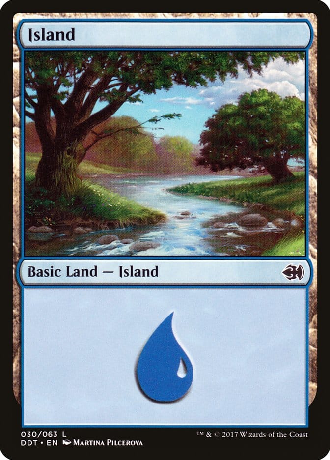 Island (30) [Duel Decks: Merfolk vs. Goblins] Magic: The Gathering