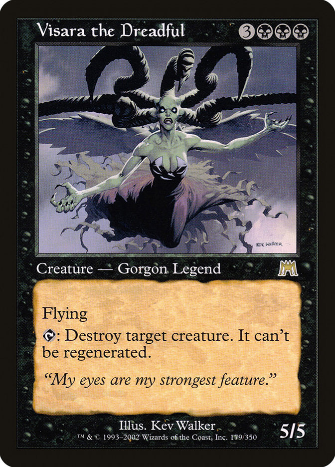 Visara the Dreadful [Onslaught] Magic: The Gathering