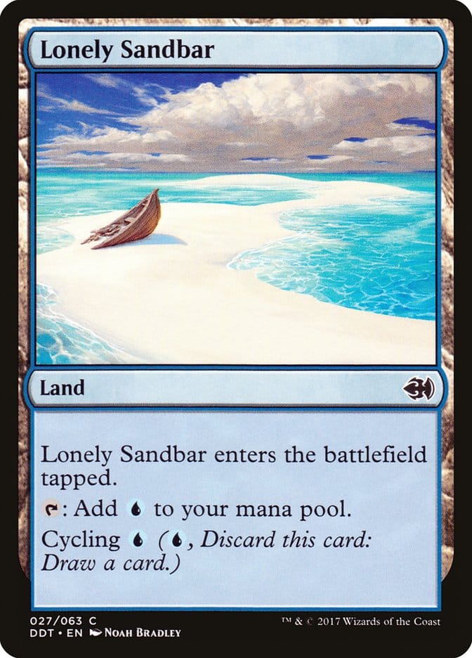 Lonely Sandbar [Duel Decks: Merfolk vs. Goblins] Magic: The Gathering