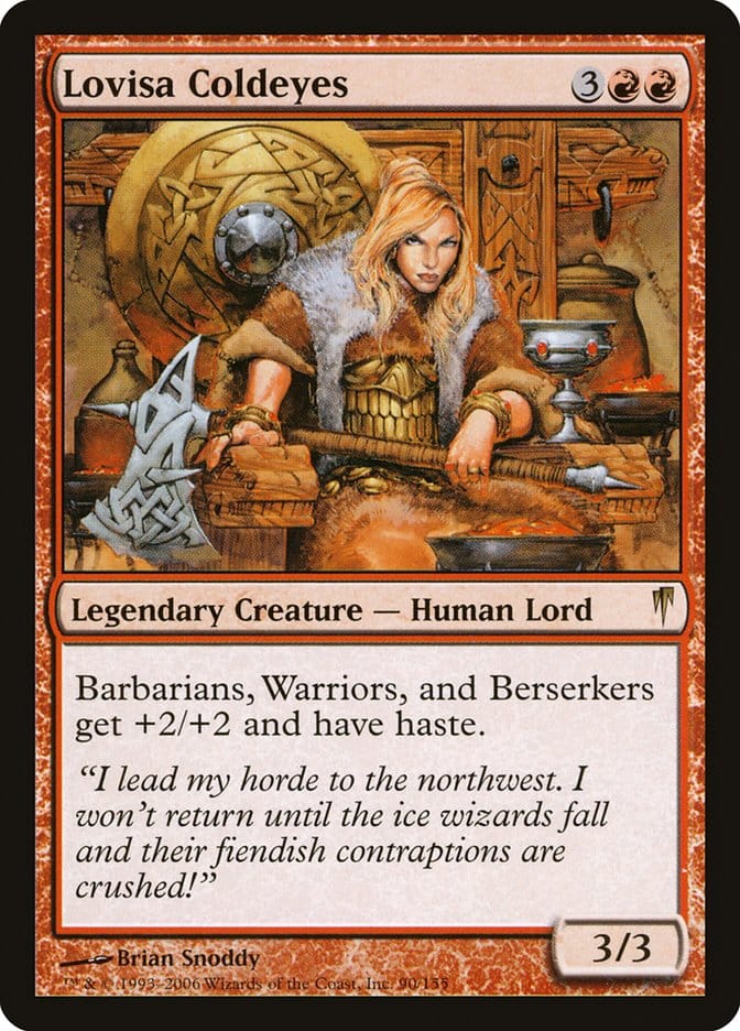 Lovisa Coldeyes [Coldsnap] Magic: The Gathering