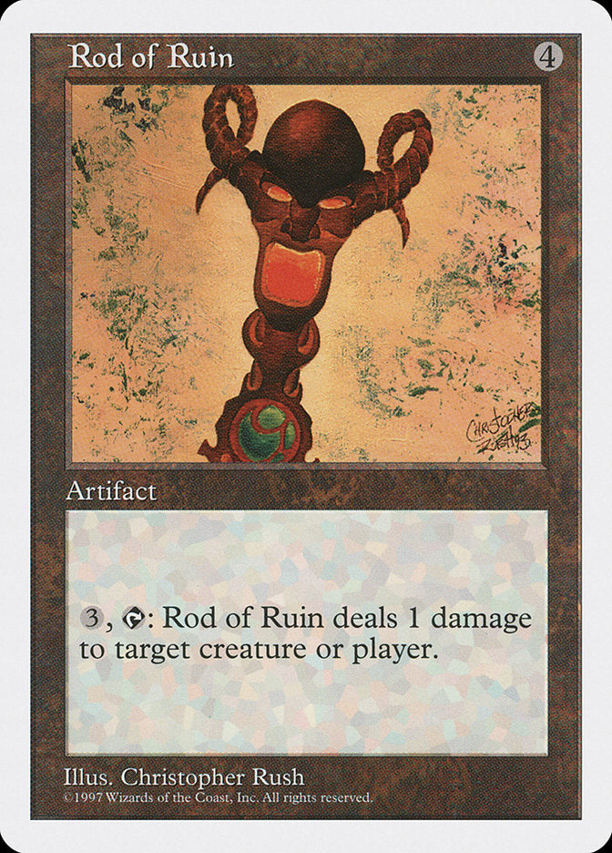 Rod of Ruin [Fifth Edition] Magic: The Gathering