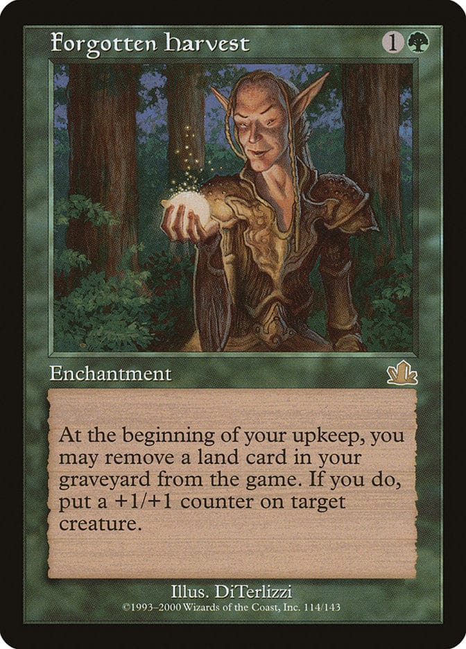 Forgotten Harvest [Prophecy] Magic: The Gathering