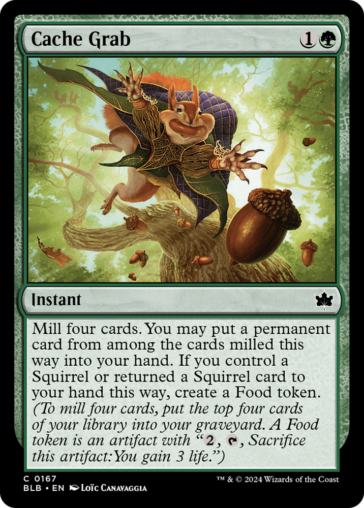 Cache Grab [Bloomburrow] Magic: The Gathering