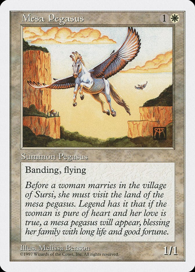 Mesa Pegasus [Fifth Edition] Magic: The Gathering