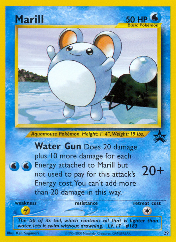Marill (29) [Wizards of the Coast: Black Star Promos] Pokémon