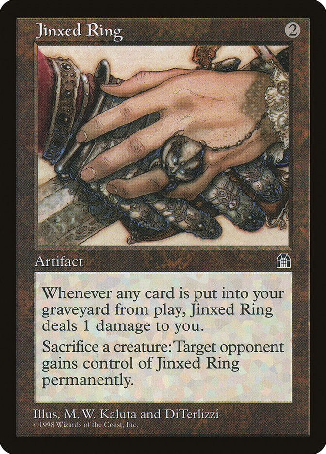 Jinxed Ring [Stronghold] Magic: The Gathering