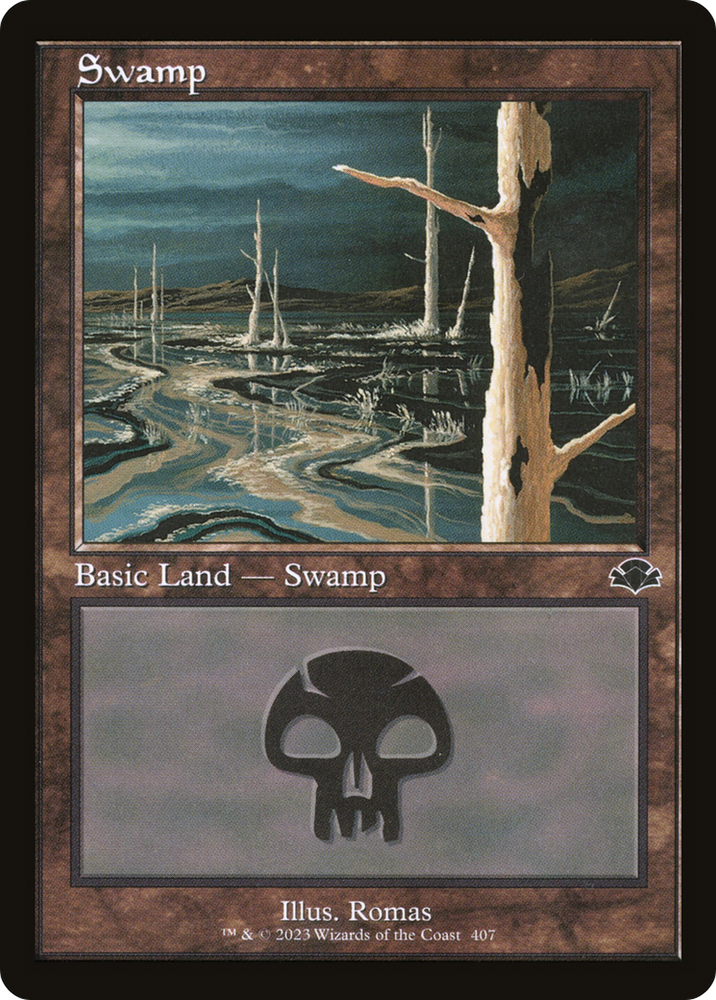 Swamp (407) (Retro) [Dominaria Remastered] Magic: The Gathering