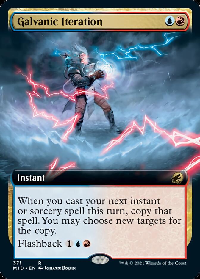 Galvanic Iteration (Extended Art) [Innistrad: Midnight Hunt] Magic: The Gathering