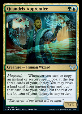 Quandrix Apprentice [Strixhaven: School of Mages] Magic: The Gathering