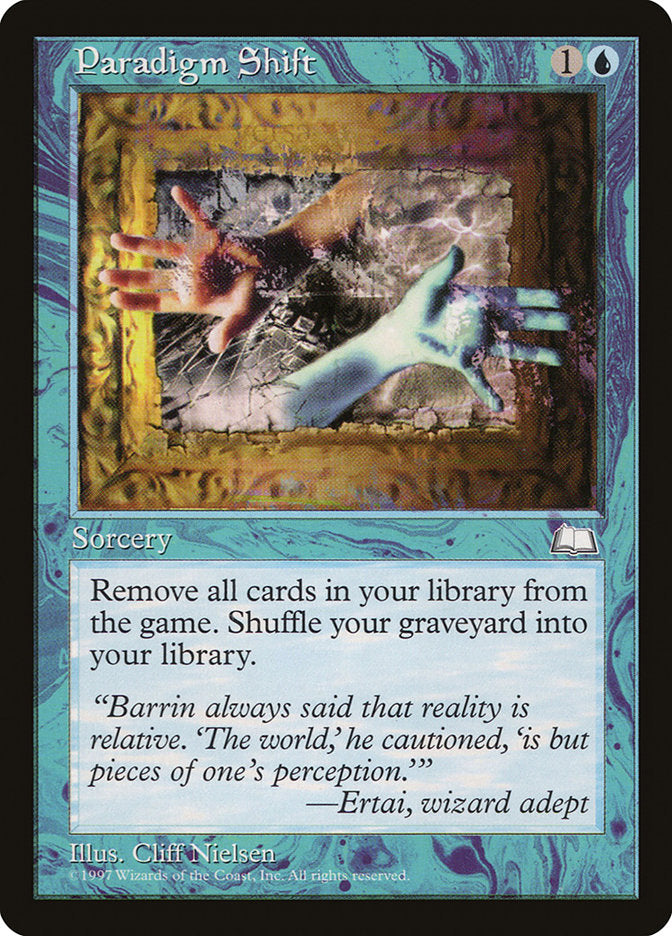 Paradigm Shift [Weatherlight] Magic: The Gathering