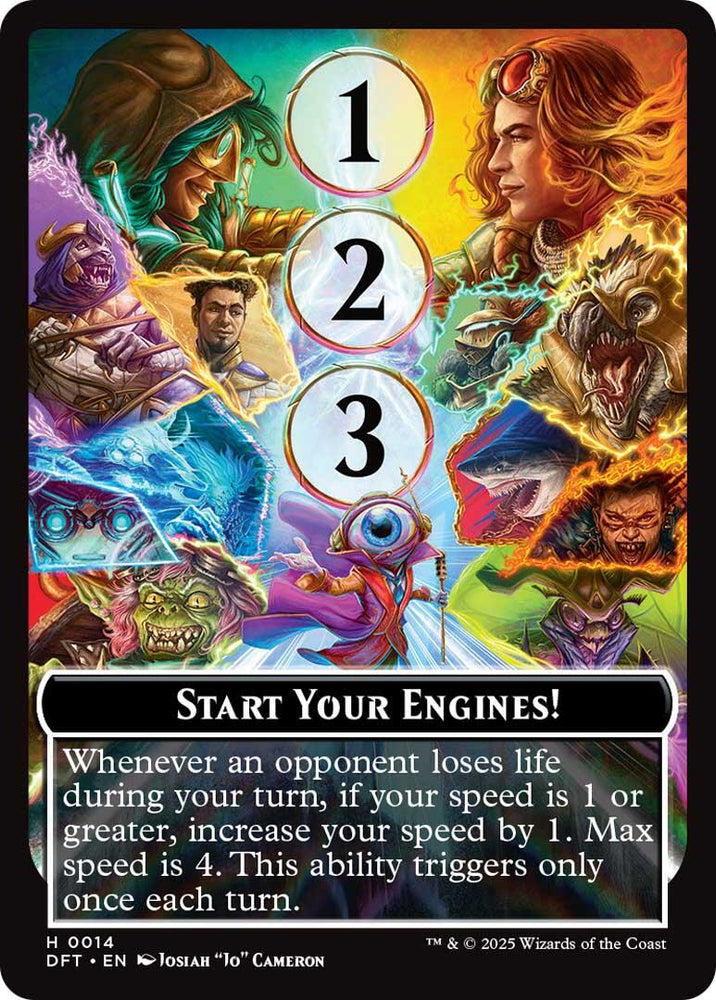 Start Your Engines! // Max Speed [Aetherdrift Tokens] Magic: The Gathering