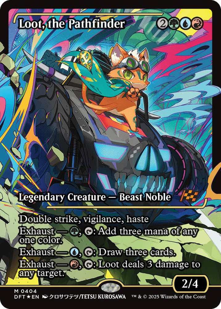 Loot, the Pathfinder (Showcase) (Japanese) [Aetherdrift] Magic: The Gathering