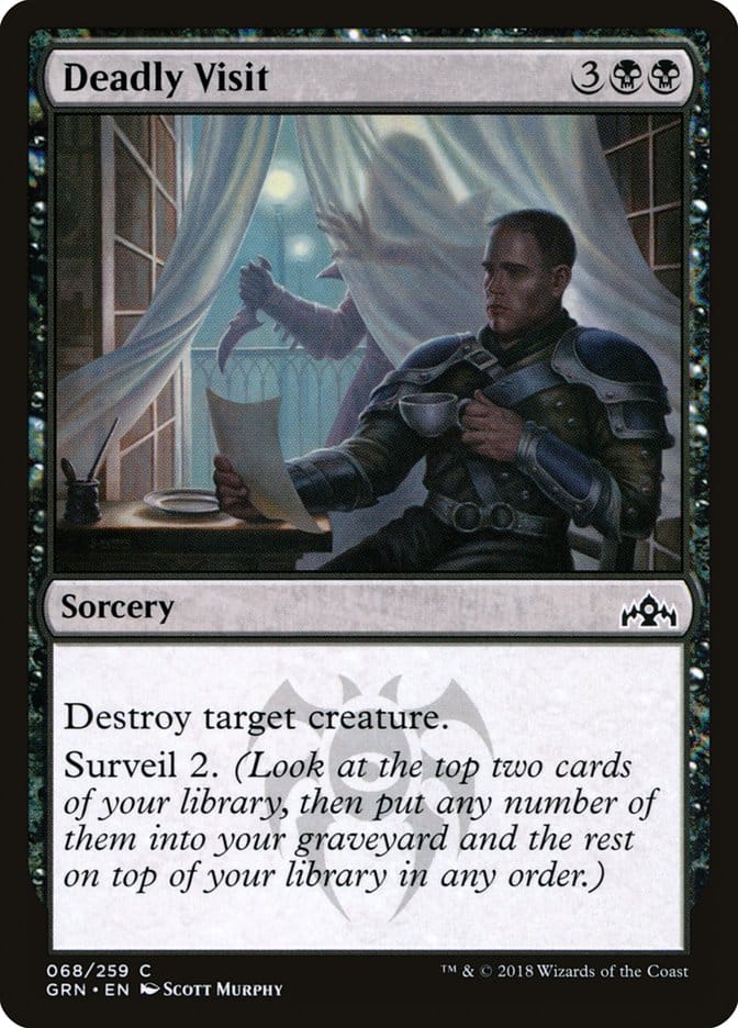 Deadly Visit [Guilds of Ravnica] Magic: The Gathering