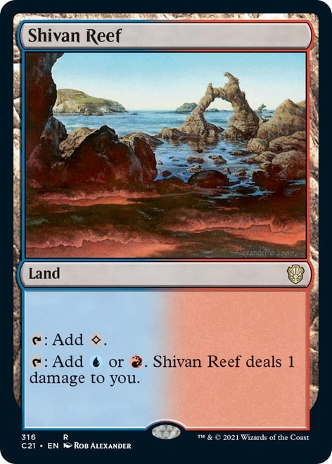 Shivan Reef [Commander 2021] Magic: The Gathering