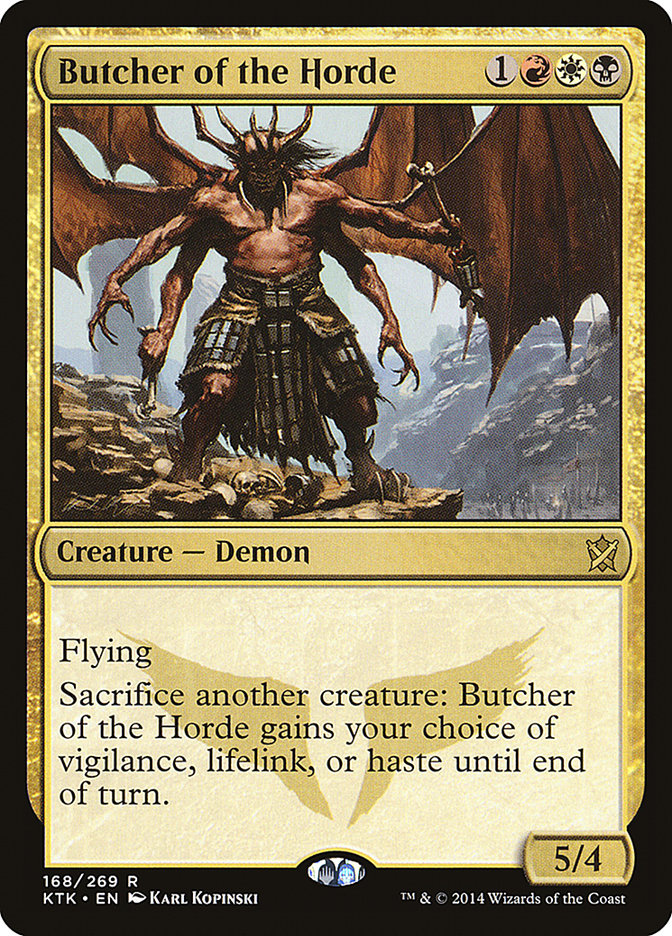 Butcher of the Horde [Khans of Tarkir] Magic: The Gathering