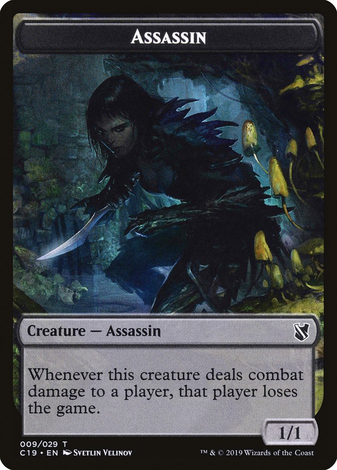 Assassin Token [Commander 2019 Tokens] Magic: The Gathering