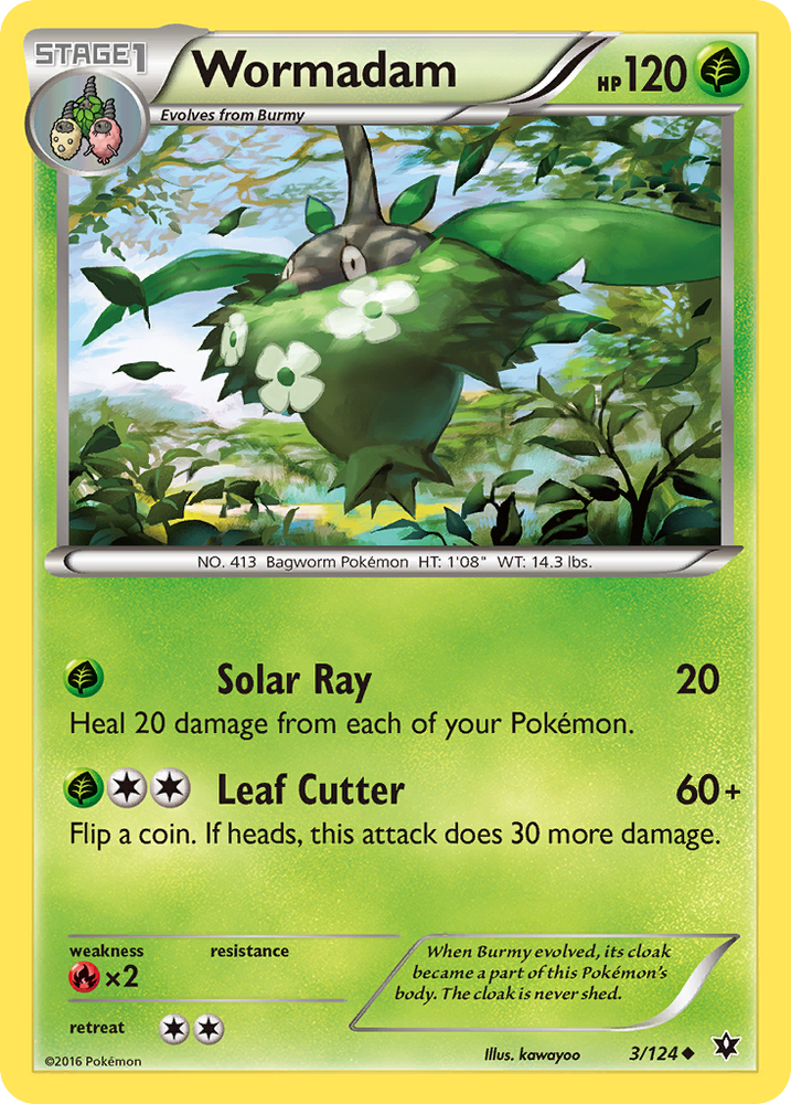 Wormadam (3/124) [XY: Fates Collide] Pokémon
