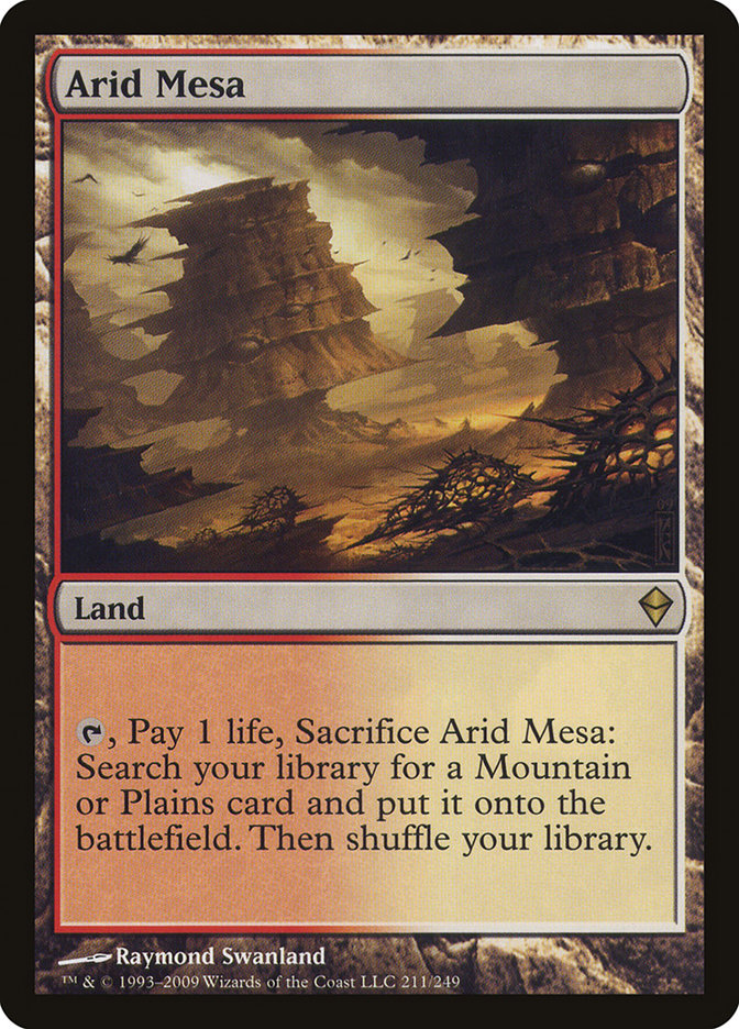 Arid Mesa [Zendikar] Magic: The Gathering