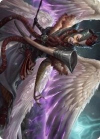 Firja, Judge of Valor Art Card [Kaldheim Art Series] Magic: The Gathering