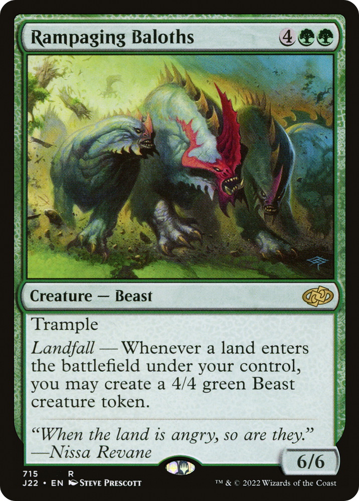 Rampaging Baloths [Jumpstart 2022] Magic: The Gathering
