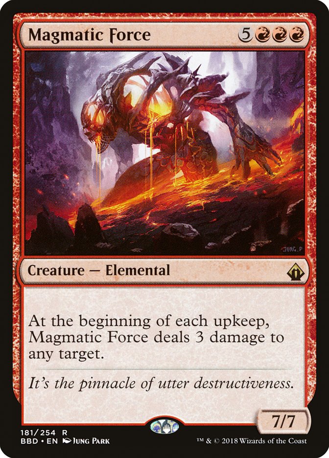 Magmatic Force [Battlebond] Magic: The Gathering