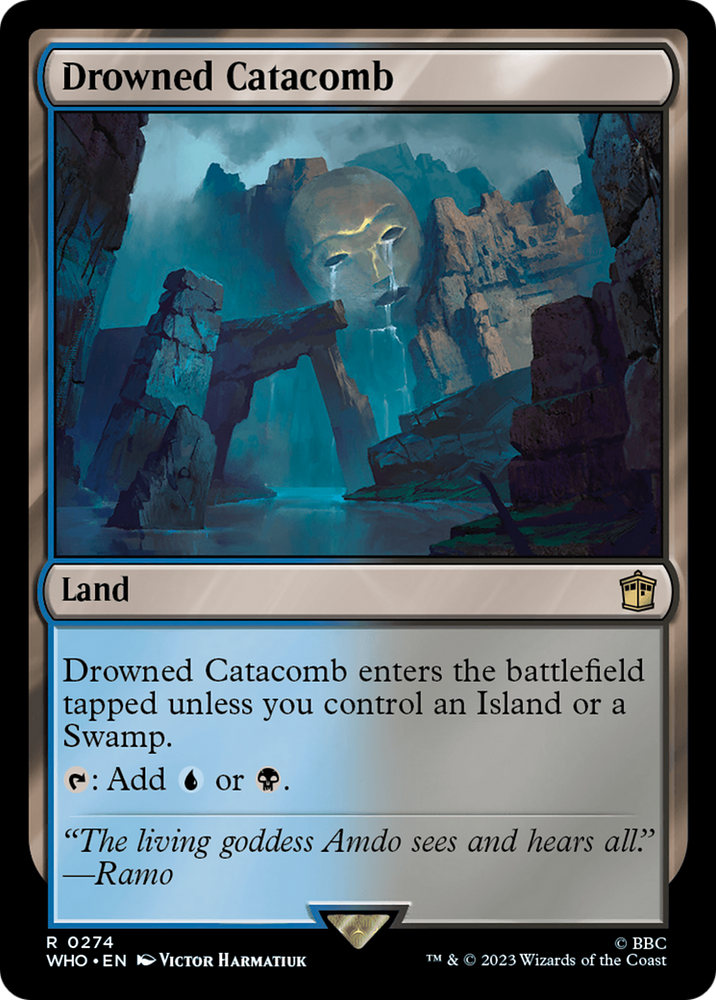Drowned Catacomb [Doctor Who] Magic: The Gathering
