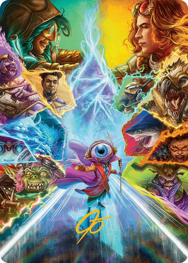 Start Your Engines! Art Card (Gold-Stamped Signature) [Aetherdrift Art Series] Magic: The Gathering