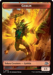 Goblin // Thopter (0010) Double-Sided Token [Aetherdrift Tokens] Magic: The Gathering