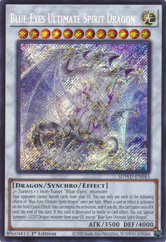 Blue-Eyes Ultimate Spirit Dragon (Secret Rare) [SDWD-EN043] - Yugioh Cards For Your TCG Needs!