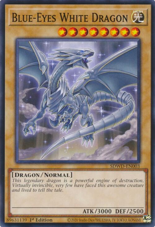 Blue-Eyes White Dragon [SDWD-EN003] Common Yu-Gi-Oh!