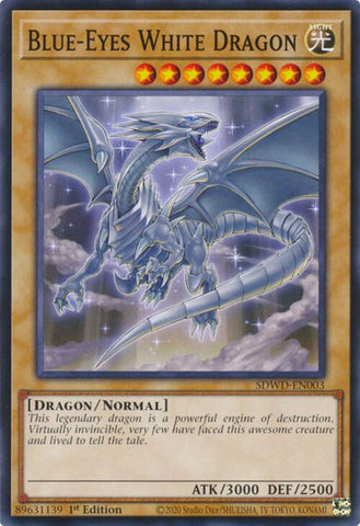 Blue-Eyes White Dragon [SDWD-EN003] Common Yu-Gi-Oh!