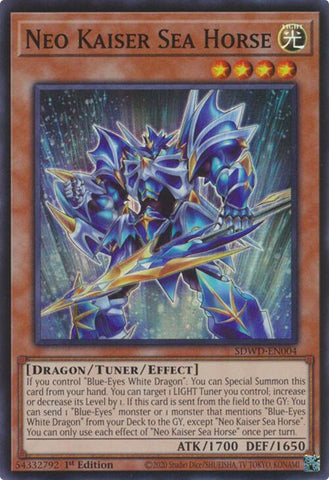 Neo Kaiser Sea Horse [SDWD-EN004] Super Rare - Yugioh Cards For Your TCG Needs!