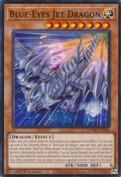 Blue-Eyes Jet Dragon [SDWD-EN006] Common Yu-Gi-Oh!
