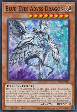 Blue-Eyes Abyss Dragon [SDWD-EN007] Common Yu-Gi-Oh!