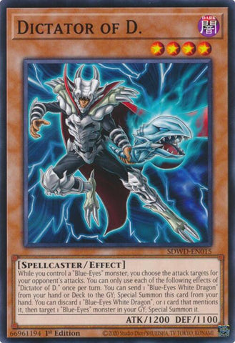 Dictator of D. [SDWD-EN015] Common Yu-Gi-Oh!