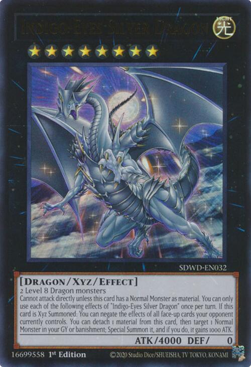 Indigo-Eyes Silver Dragon [SDWD-EN032] Ultra Rare - Yugioh Cards For Your TCG Needs!