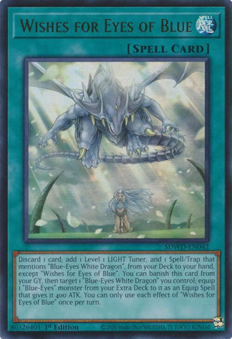 Wishes for Eyes of Blue [SDWD-EN042] Ultra Rare - Yugioh Cards For Your TCG Needs!