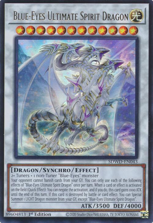 Blue-Eyes Ultimate Spirit Dragon [SDWD-EN043] Ultra Rare - Yugioh Cards For Your TCG Needs!