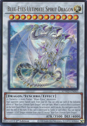 Blue-Eyes Ultimate Spirit Dragon [SDWD-EN043] Ultra Rare - Yugioh Cards For Your TCG Needs!