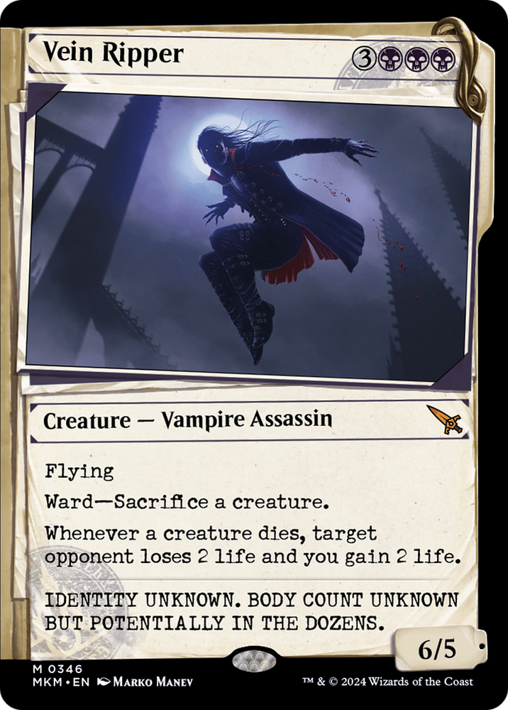 Vein Ripper (Showcase) [Murders at Karlov Manor] Magic: The Gathering