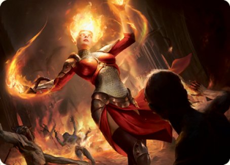 Light Up the Night Art Card [Innistrad: Midnight Hunt Art Series] Magic: The Gathering