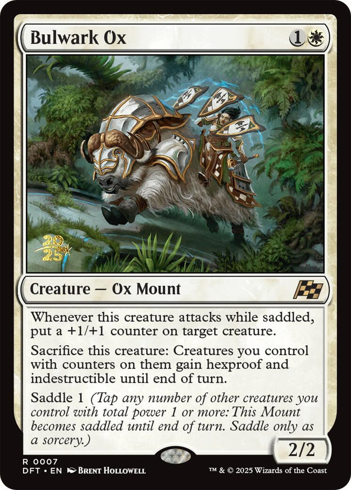 Bulwark Ox [Aetherdrift Prerelease Promos] Magic: The Gathering