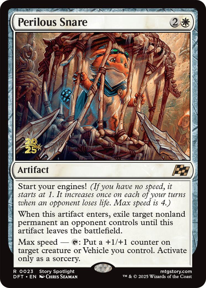Perilous Snare [Aetherdrift Prerelease Promos] Magic: The Gathering