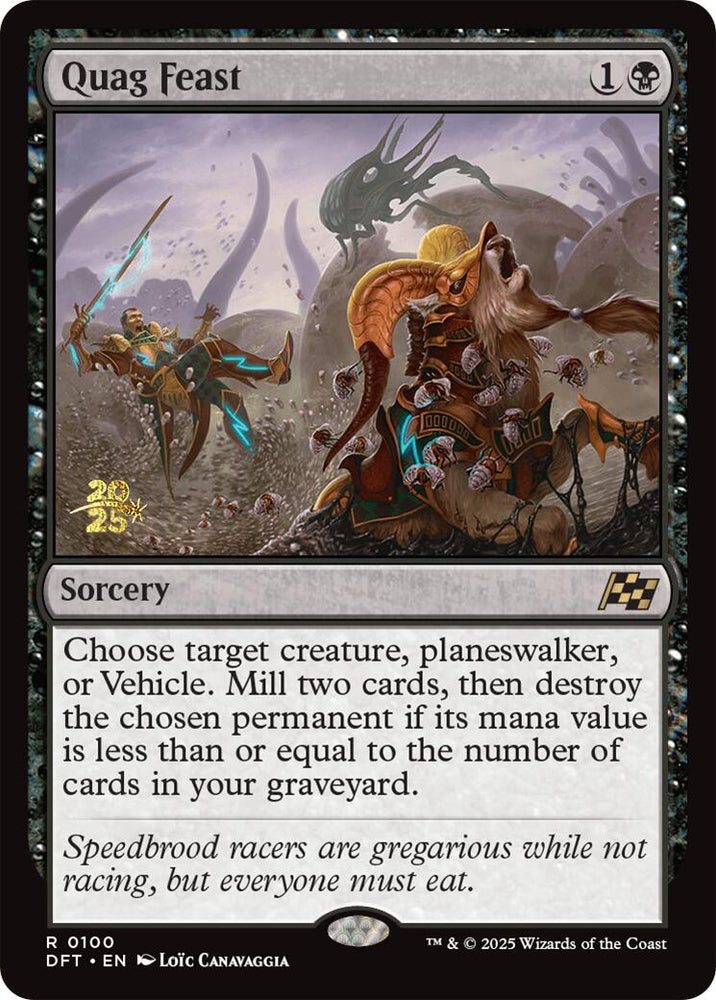 Quag Feast [Aetherdrift Prerelease Promos] Magic: The Gathering