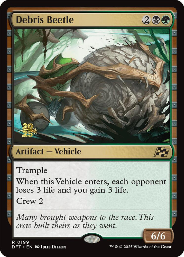 Debris Beetle [Aetherdrift Prerelease Promos] Magic: The Gathering