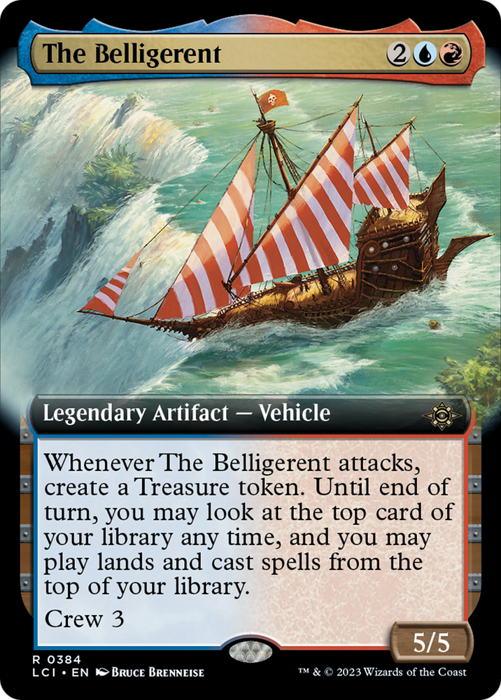The Belligerent (Extended Art) [The Lost Caverns of Ixalan] Magic: The Gathering