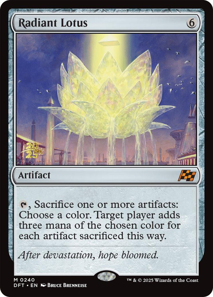 Radiant Lotus [Aetherdrift Prerelease Promos] Magic: The Gathering