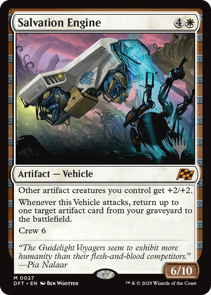 Salvation Engine (Promo Pack) [Aetherdrift Promos] Magic: The Gathering