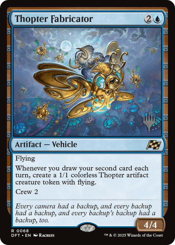 Thopter Fabricator (Promo Pack) [Aetherdrift Promos] Magic: The Gathering